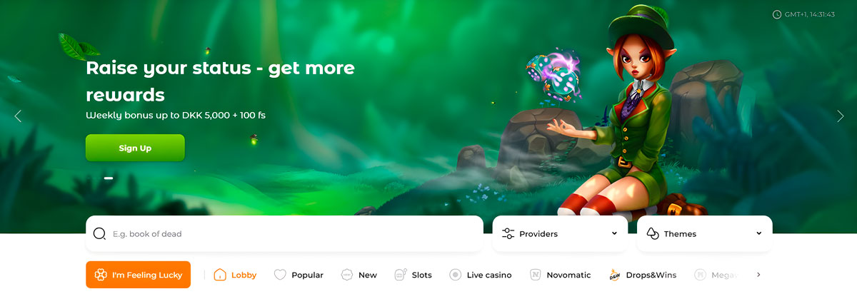 Verde Casino's website